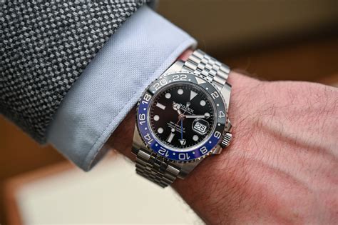 gmt master 2 batman rolex|rolex gmt master 2 dimensions.